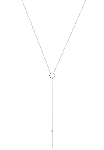 Elli Halskette Damen Y-Kette Geo Minimal in 925 Sterling Silber