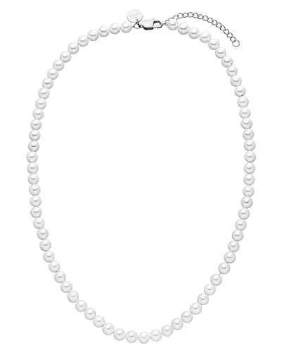 Purelei® Diligence Perlenkette – Kette für Männer und Frauen aus langlebigem Edelstahl – Wasserfeste Halskette – 45-50 cm verstellbar – Hochwertige Kette für Deinen individuellen Look