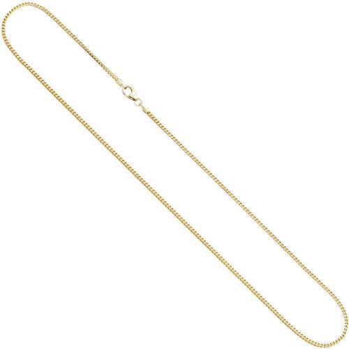 Jobo Damen Bingo-Kette aus 14 Karat 585 Gold 1,5 mm 45 cm