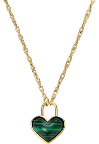 Fossil Damen Gold-Ton Edelstahl Halskette, JF04857710