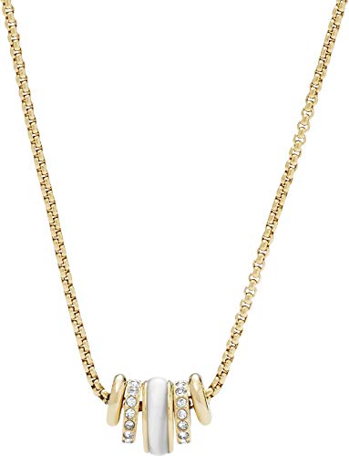 FOSSIL Damen-Kette ohne Anhänger Edelstahl Muschel JF02957710