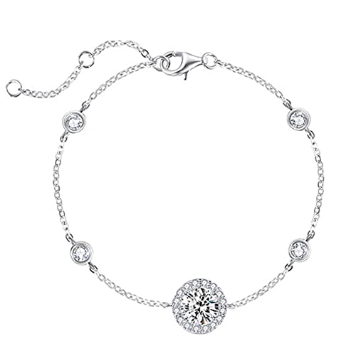 ZHANGZONG Matching Necklace Paare Anhänger Halskette fossil Kette Damen Halskette Damen Sterling Silber Echte Anhänger Halskette/Damen Kristall Halskette und Ohrringe Kollektion(Color:,Size:C)