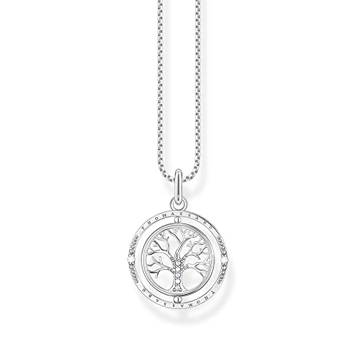 THOMAS SABO Kette Tree of Love silber 925 Sterlingsilber, Geschwärzt