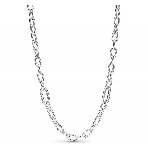 Pandora ME Link Chain Halskette 50cm aus Sterling-Silber, Kompatibel mit Pandora ME Armbänder, 399685C00-50