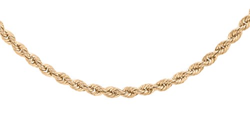 Carissima Gold Unisex 9k (375) Rotgold 2.1mm Rope Kette 41cm/16zoll 5.19.3993