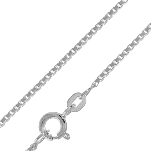 trendor Venezianer Kette Weißgold 585 Collierkette Stärke 1,2 mm 75204-45 45 cm