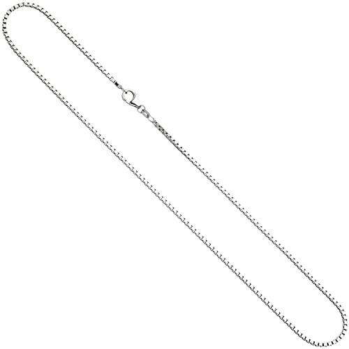 Jobo Damen Venezianerkette 925 Silber 1,2 mm 50 cm Halskette Kette Silberkette Karabiner