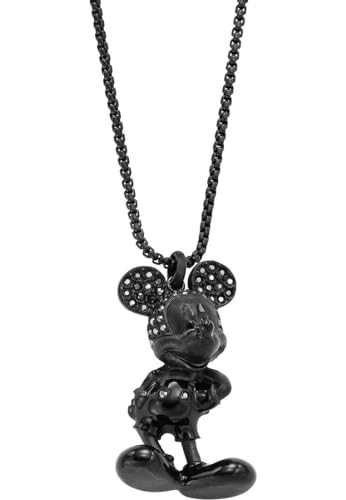 Fossil Herren-Kette Edelstahl Glasstein One Size 88865243