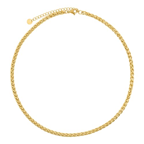 Heideman Halskette Damen aus hochwertigem Edelstahl silber gold farbend poliert - Kette für Frauen