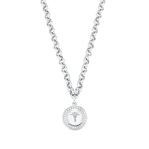 Joop! Damen Echtschmuck Kette mit Anhänger, Halskette Silber 925 Geschenkidee