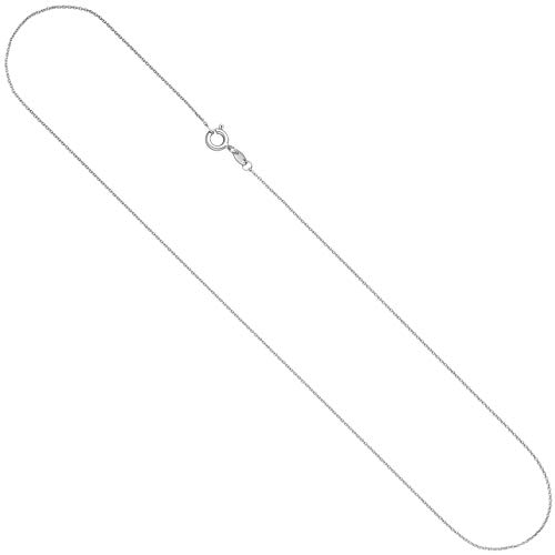 Jobo Damen Anker-Kette aus 14 Karat 585 Weißgold 0,9 mm 42 cm