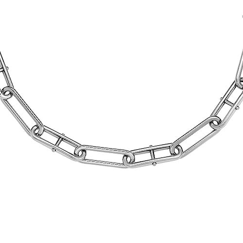 FOSSIL Halskette für Frauen Heritage D-Link Edelstahlkette, Länge: 375mm+60mm, JF04503040