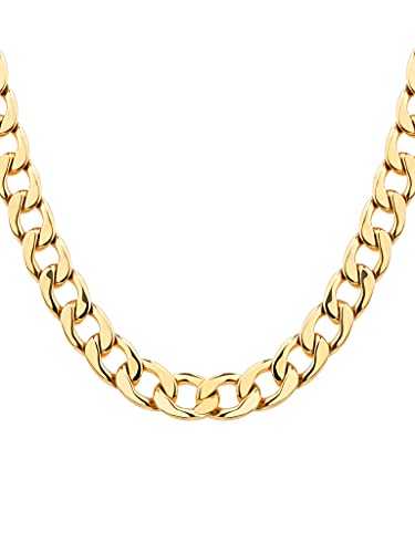 a little something® Halskette Stella| Damen Kette mit 18 Karat Vergoldung (Gold & Roségold) | Inklusive nachhaltiger Geschenkverpackung mit FSC®-Zertifikat