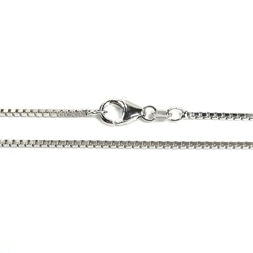 wawaki Basic Silber Kette Baby Venezianer Halskette Sterling-Silber 925 Länge 38 cm