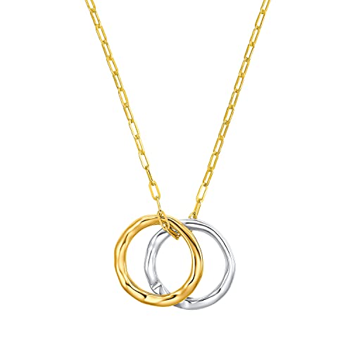 Joop! Kette mit Anhänger 925 Sterling Silber Damen Halsschmuck, 60 cm, Gold, Kommt in Schmuck Geschenk Box, 2033960