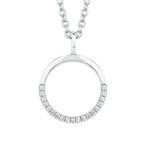 s.Oliver Kette mit Anhänger aus Edelstahl/925 Sterling Silber für Damen, Halsschmuck, mit Kristall, Kommt in Schmuck Geschenk Box