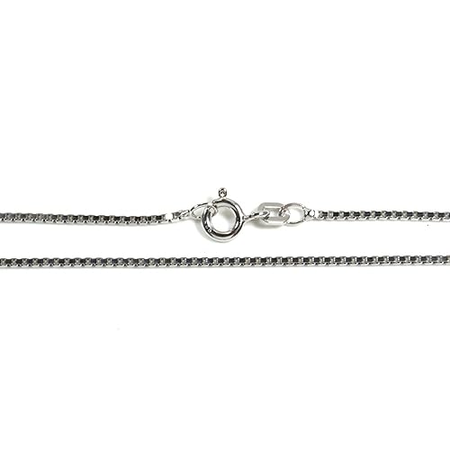 wawaki Basic Silber Kette Baby Venezianer Halskette Sterling-Silber 925 Länge 38 cm