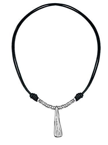 Beau Soleil Jewelry Lederkette mit Anhänger Damen Herren längenverstellbar Lederschmuck Kette