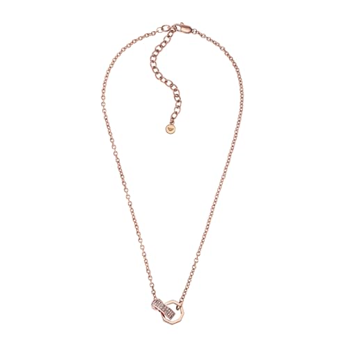 EMPORIO ARMANI Unisex Roségold-Ton Edelstahl Halskette, EGS2891221
