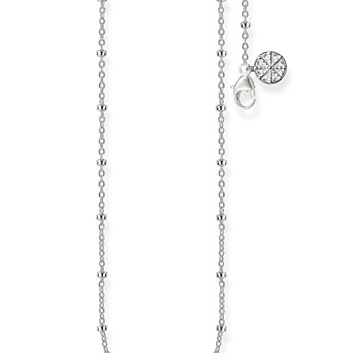 Thomas Sabo Damen Kette Karma Beads 925 Sterling Silber KK0003-001-21-L45v