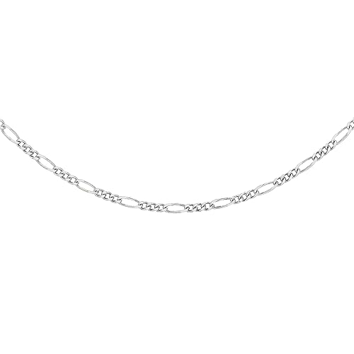 Amazon Essentials Figarokette aus Sterlingsilber, 46 cm