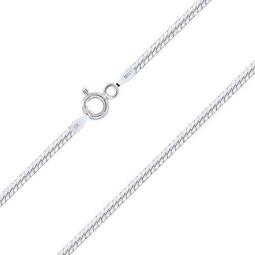 Planetys - Kinder und Baby Fischgrätkette 925 Sterling Silber Rhodiniert Kette - 1.60 mm Breite Längen: 32 cm