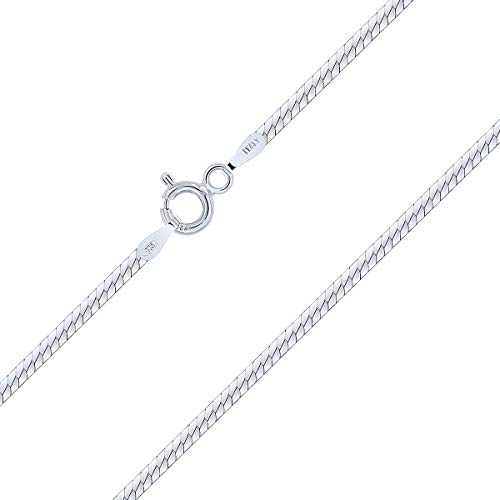 PLANETYS - Kinder und Baby Fischgrätkette 925 Sterling Silber Rhodiniert Kette - 1.60 mm Breite Längen: 32 cm