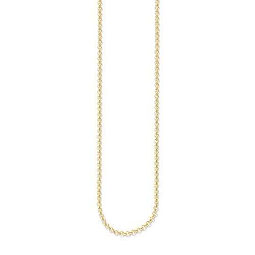 THOMAS SABO Erbskette 925er Sterlingsilber; 750er Gelbgold Vergoldung