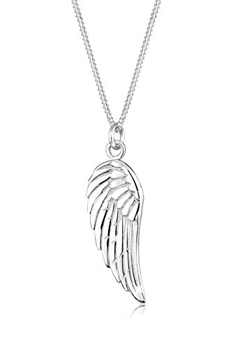 Elli Halskette Damen Flügel Anhänger Engel Symbol Boho Trend in 925 Sterling Silber