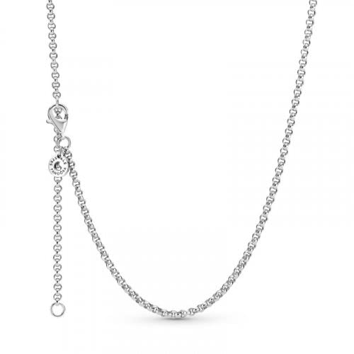 Pandora Rolokette Halskette aus Sterling Silber mit Karabiner Verschluss/Länge: 60cm