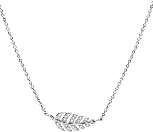 FOSSIL Kette Elliott Leaves Sterlingsilber, JFS00567040