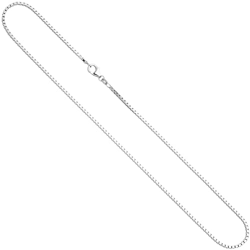 Jobo Damen Venezianerkette 925 Silber 1,8 mm 60 cm Halskette Kette Silberkette Karabiner
