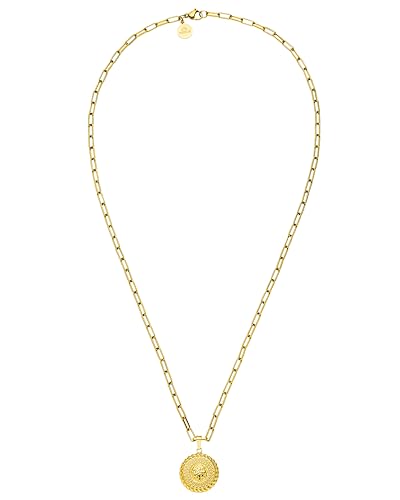 PURELEI® Waina Kette Damen (Gold) – Halskette Damen aus langlebigem Edelstahl – Wasserfeste Kette – 50-55 cm Länge verstellbar – Halskette für deinen individuellen Look