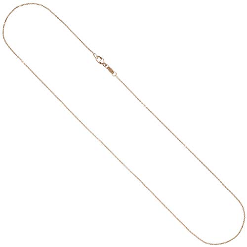 Jobo Damen Ankerkette rund 585 Gold Rotgold 1,0 mm 40 cm Kette Halskette Rotgoldkette