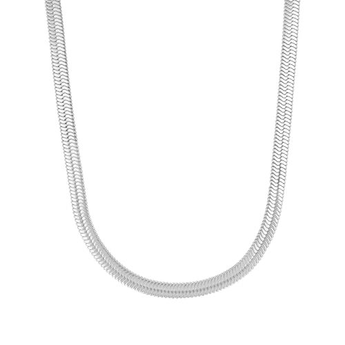 s.Oliver Halskette Edelstahl Damen Halsschmuck, 42+3 cm, Silber, Kommt in Schmuck Geschenk Box, 2036832