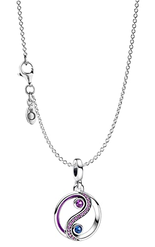 Pandora Damen-Halskette 925 Silber Balance Yin & Yang Silber 41759