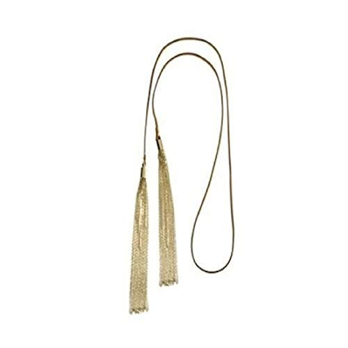 Michael Kors MKJ2065 Gold Leder Lasso Halskette