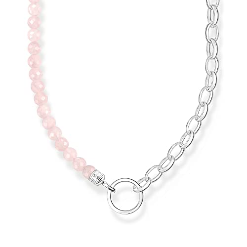 Thomas Sabo Kette mit rosa Perlen vergoldetes Silber KE2188-034-9