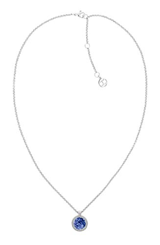 Tommy Hilfiger Jewelry Halskette mit Anhänger für Damen aus Edelstahl mit Einem Sodalith-Stein - 2780655