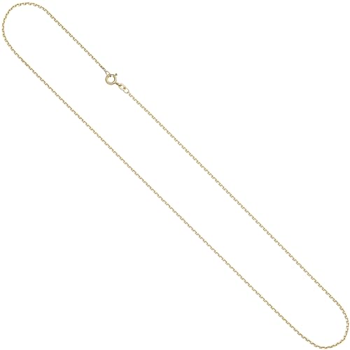 Jobo Damen Ankerkette 585 Gelbgold 1,2 mm 42 cm Gold Kette Halskette Goldkette Federring