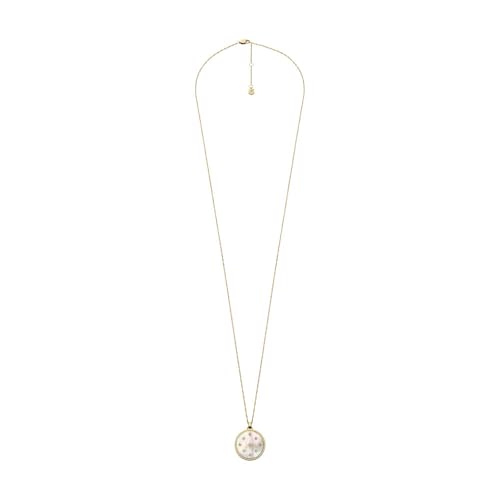 Fossil Damen Gold-Ton Edelstahl Halskette, JF04864710