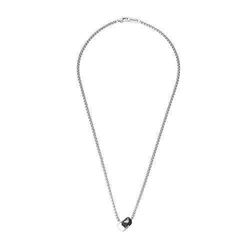 Emporio Armani Halskette Für Männer Essential, Länge: 525mm, Breite: 15.6mm, Höhe: 10.4mm Silber Edelstahl Halskette, EGS2937040