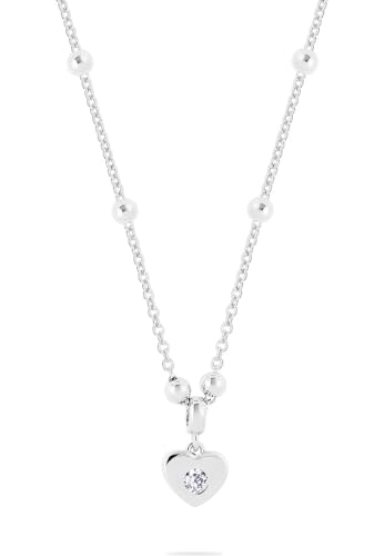 JETTE Damen-Kette 925er Silber 1 Zirkonia One Size Silber 32025938