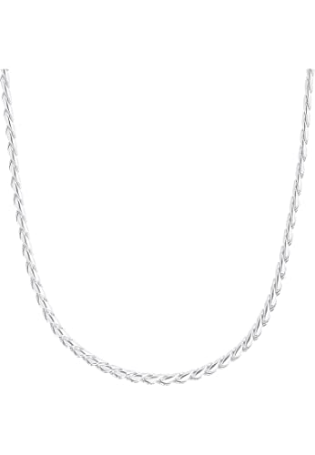 s.Oliver Halskette Edelstahl Damen Halsschmuck, 42+3 cm, Silber, Kommt in Schmuck Geschenk Box, 2035760