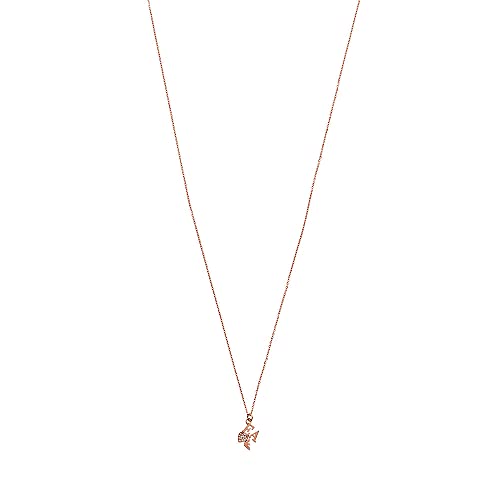 Emporio Armani Halskette Für Frauen Sentimental, Gesamtlänge:350+70mm Verstellbare Kette Größe Des Anhängers: 13X10mm Rose Gold Edelstahl Halskette, EGS2834221