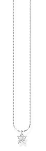 Thomas Sabo Damen Kette Schmetterling weiße Steine 925 Sterlingsilber KE2102-051-14-L45V