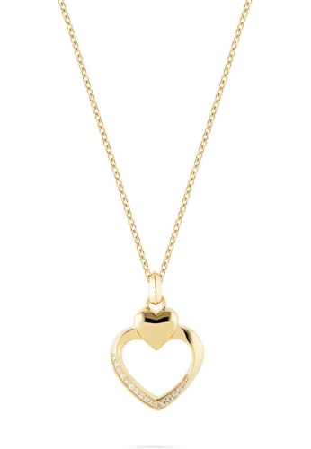 JETTE Damen-Kette 925er Silber, recycelt Zirkonia One Size, Gelbgold 32029965