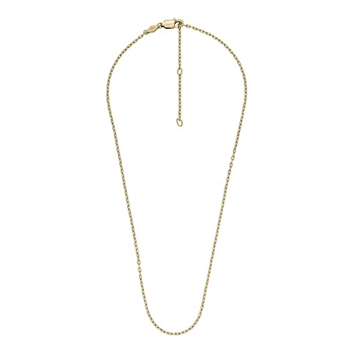 Fossil Halskette Für Frauen, Länge: 460mm Gold Gold Halskette, JF04148710