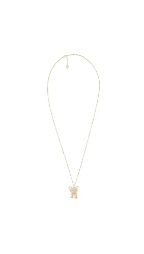 GUESS Damen-Kette Teddybär Goldfarben JUBN05139JWYG