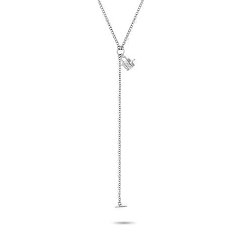 Liebeskind Berlin Halskette LJ-1632-N-55 aus Edelstahl in Silber